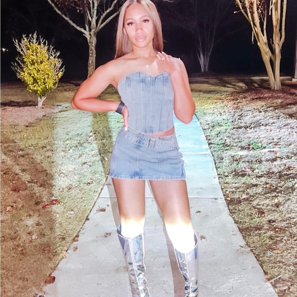 2 piece denim set - Picture 2 of 3